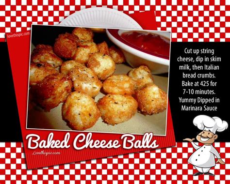 Baked Cheese Balls Recipe By Amanda Lanthier Musely
