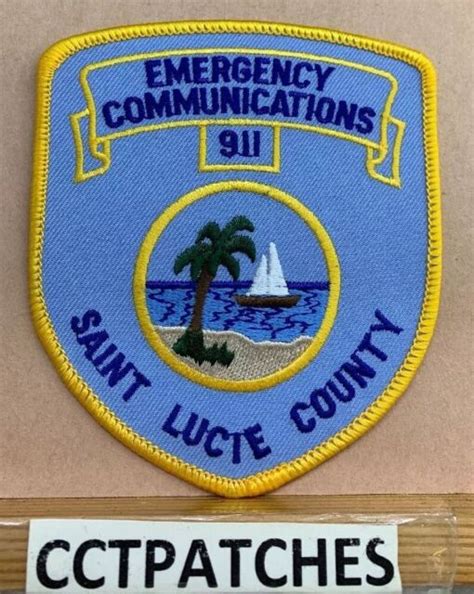 St Lucie County Florida Emergency Communications 911 Police Shoulder