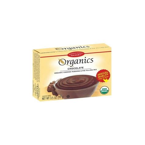 European Gourmet Bakery Chocolate Organic Cooked Pudding And Pie Filling