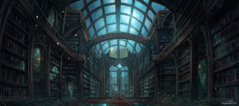 The Library By Jjcanvas On Deviantart