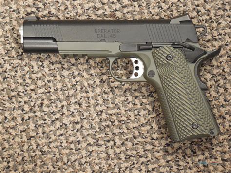 Springfied Armory 1911 Od Green Marine Corps Operator 45 A For Sale