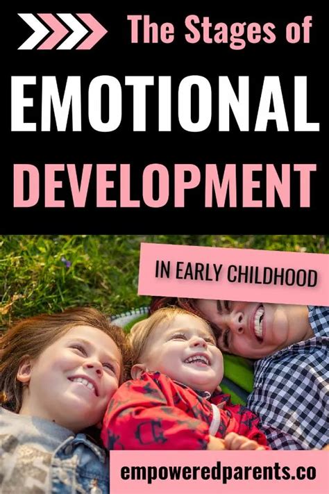 The Stages Of Emotional Development In Early Childhood 0 To 6 Years