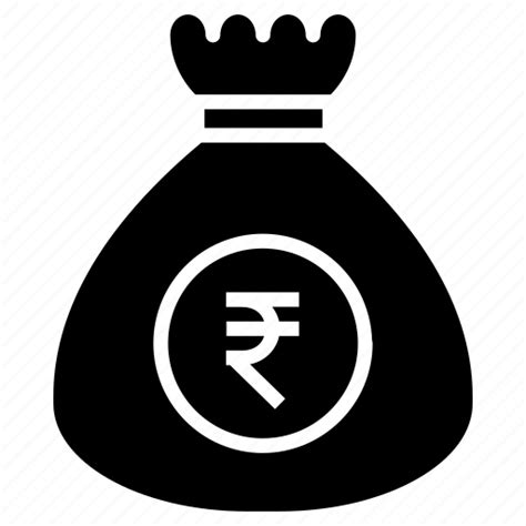 Bag Currency Finance Indian Money Price Rupee Icon