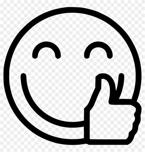 Emojis are supported on ios, android, macos, windows, linux and chromeos. Thumbs Up Comments - Thumbs Up Emoji Black And White ...
