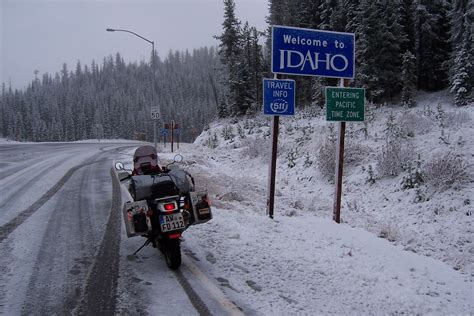 Welcome To Idaho On Top Of Lolo Pass On Hwy 12 A Few