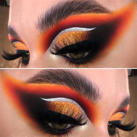 Orange And Black Makeup Ideas Saubhaya Makeup