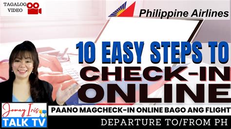 Philippine Airlines Online Check In 10 Easy Steps To Check In Online