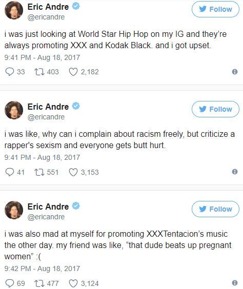 Eric Andre Calls Out Xxxtentacion And Kodak Black For Bigotry Hiphopdx