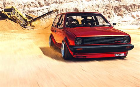 Bagged Volkswagen Polo Mk2 Breadvan Running 200bhp Tuned Supercharged