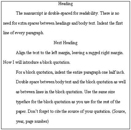 Include the author(s)' last name, followed by the year of publication, and the page number on which the source. ️ Apa format body of paper example. General Format ...