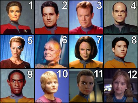 Star Trek Voyager Characters By Picture Quiz By Rackie