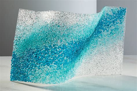 Ocean Wave By Lisa Becker Art Glass Sculpture Artful Home
