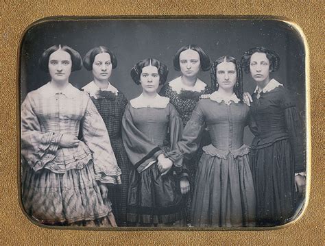 Victorian Prudes — Daguerreotypeimages Quarter Plate Portrait Of