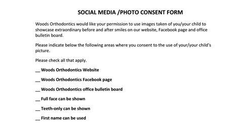 Social Media Consent Form For Patients What Should You Include