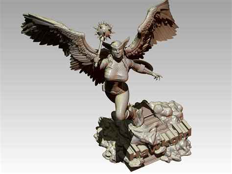 Hawkgirl Hawkgirl 3d Print Model By 3dprintingdesigner