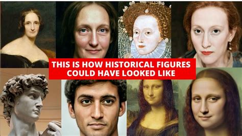 How Famous Historical Figures Would Look Like If They Were Alive Today Youtube