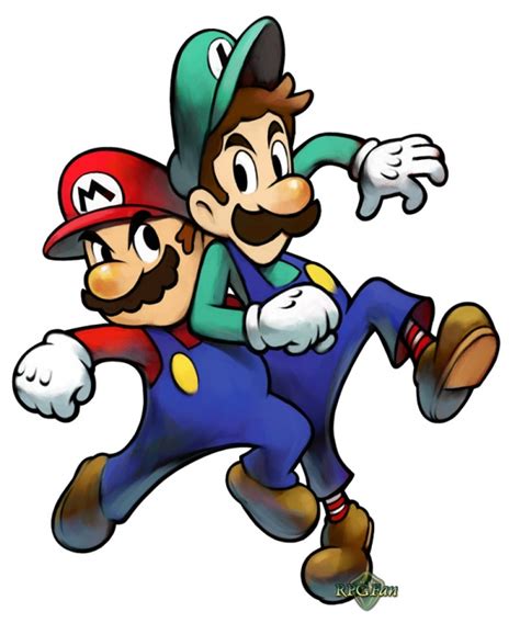 It is one of the current six mario role playing games. Image - 600full-mario-&-luigi--superstar-saga-artwork (1 ...