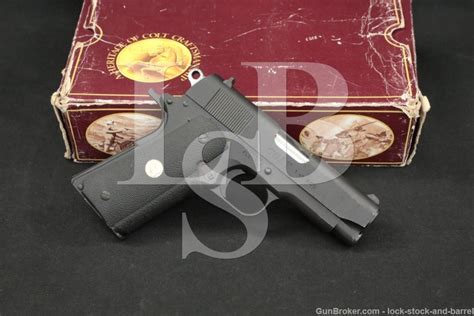 1 Of 500 Colt Model Commanding Officers Lightweight 9mm 35″ Pistol