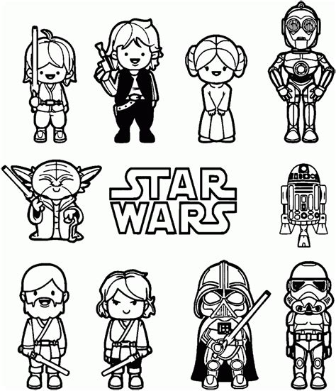 Dibujos De Star Wars Para Colorear