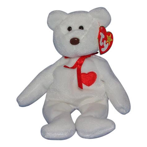 Ty Beanie Baby Valentino MWMT Bear 1994 Valentines 8421040582 EBay