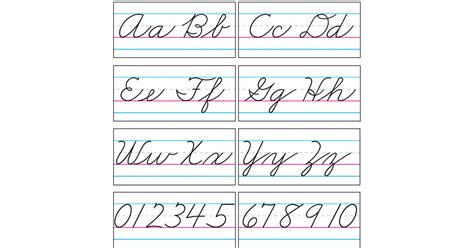 Check spelling or type a new query. Basic Alphabet Zaner-Bloser Cursive Bulletin Board Set - T ...