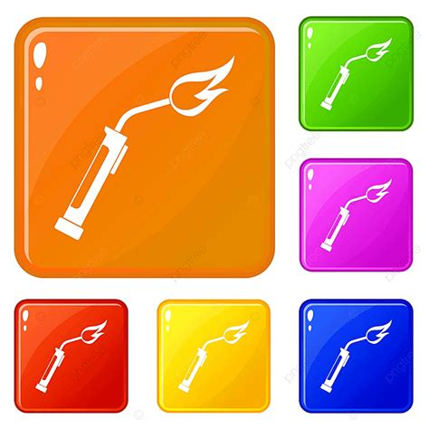 Welding Torch Vector Hd Png Images Welding Torch Icons Set Collection