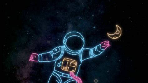 Space Neon And Moh Animated Wallpaper Youtube