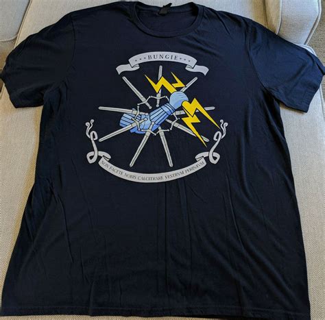 Bungie Throwback Crest T Shirt Xl Official Destiny Oni Halo Video