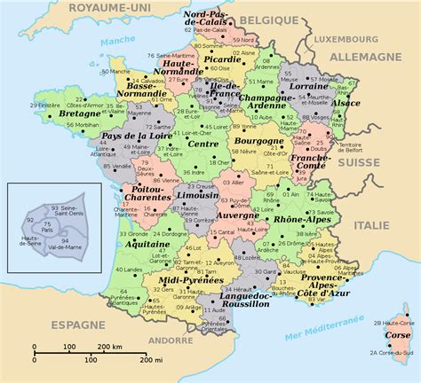 Numérotation Des Départements Français — Wikipédia