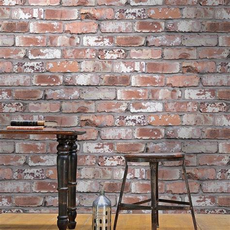 Holcombe Red Brick Effect Wallpaper Your 4 Walls