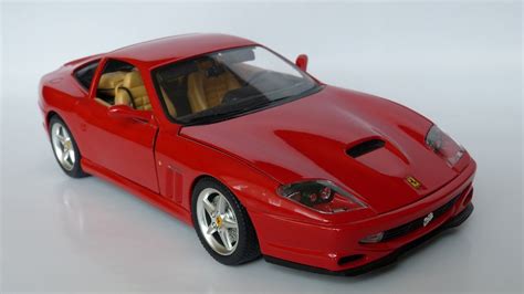 In 2000, ferrari introduced the 550 barchetta pininfarina, a limited pr. 1:18 Bburago 1996 Ferrari 550 Maranello - YouTube