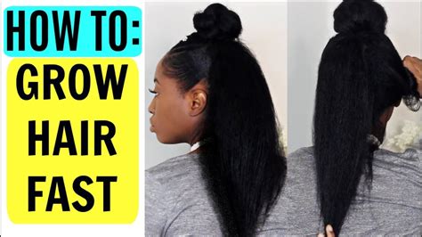 How To Grow Long Thick Healthy Hair Fast In 3 Easy Steps Youtube