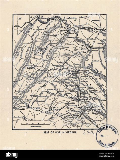 Civil War Maps 1565 Seat Of War In Virginia 1861 65 Rebuild And Repair