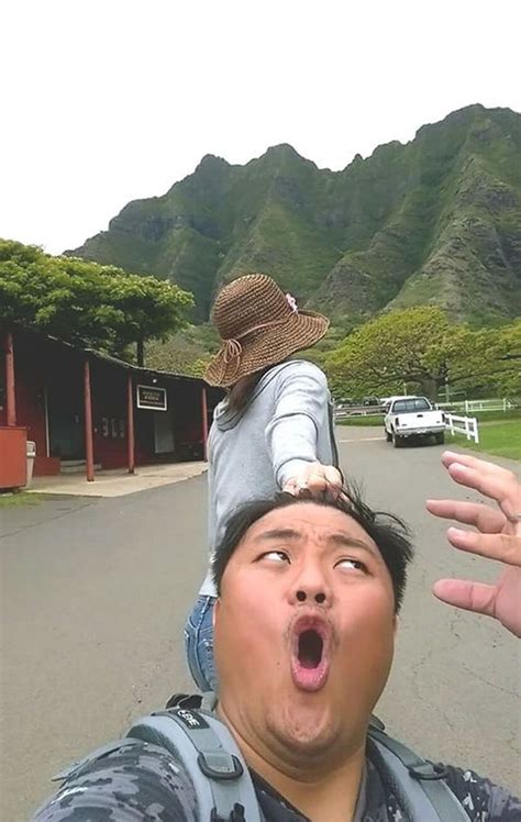 Couple On Vacation To Hawaii Hilariously Recreate #FollowMeTo Photos