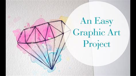 A Super Simple Graphic Art Project Youtube