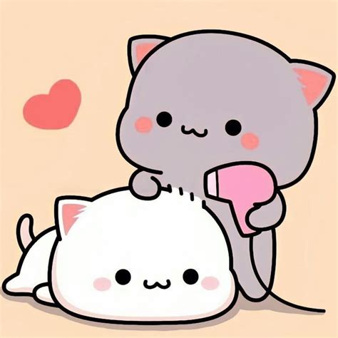Cute Mochi Cats 💛 Cute Wallpapers Cute Cartoon Images Cute Love
