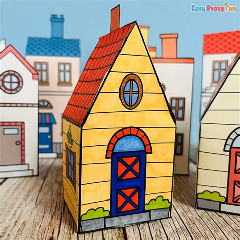 3d Printable Paper House Templates Free Printable Parenting Guide
