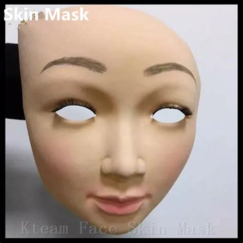 Top Grade 100 Latex Human Mask Crossdress Women Mask Realistic Silicone Party Skin Mask Adults