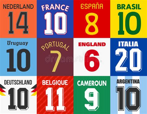 Soccer Shirt Numbers Stock Illustrations 351 Soccer Shirt Numbers