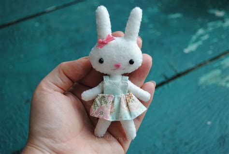 Printable Easter Bunny Sewing Pattern Make Your Own Plush Bunnies