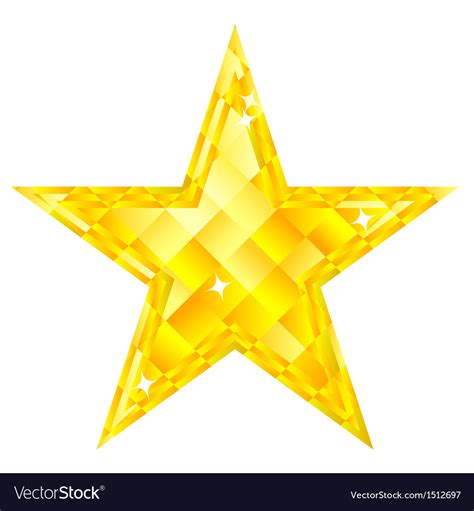 Diamond Star Royalty Free Vector Image Vectorstock