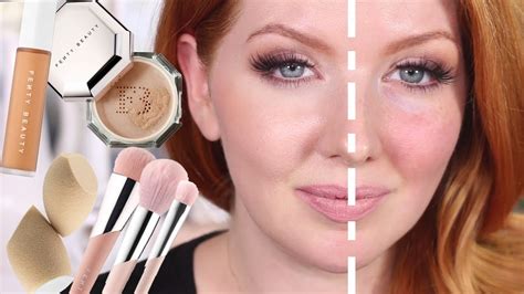 New Makeup From Fenty Beauty Review And Wear Test Youtube