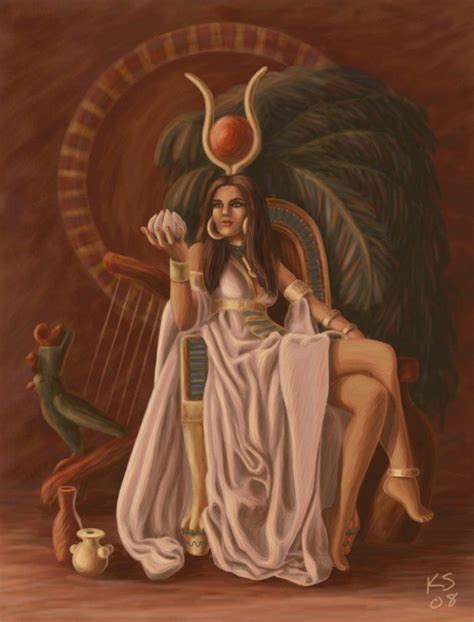 Fantasy Art Hathor By Kim At Epilogue Ancient Egyptian Goddess