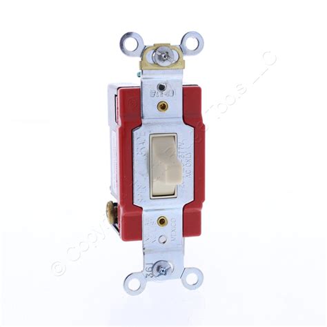 🏠 Eaton Ivory Spdt Single Pole Double Throw Maintained Contact Toggle
