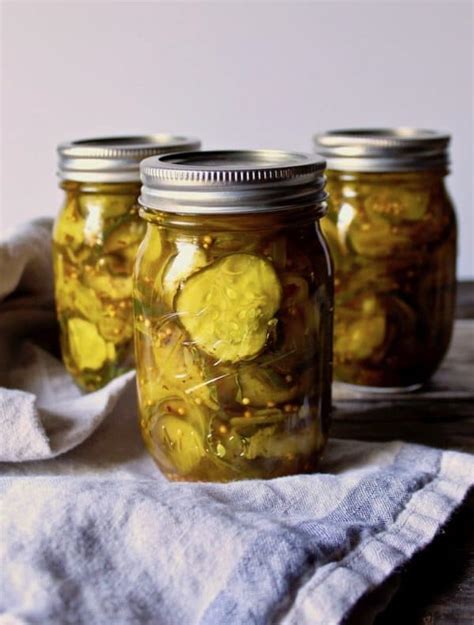 The Best Bread And Butter Pickles Canning Recipe The Hungry Bluebird