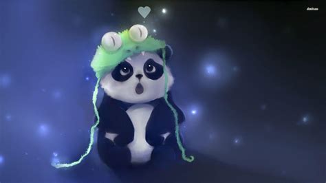 Cute Purple Panda Wallpapers Wallpaper Cave