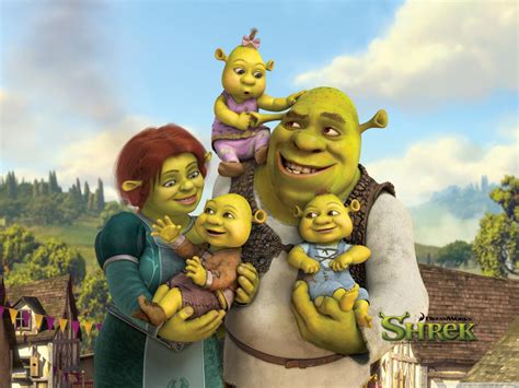 Shrek And Fionas Babies Shrek The Final Chapter Ultra Hd Desktop