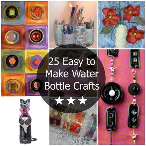 25 Easy To Make Water Bottle Crafts Water Bottles Bottle And Craft