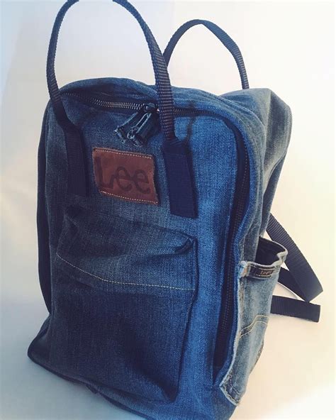 Väska Av Gamla Jeans Backpack Made From Old Lee Jeans Bellasväskor