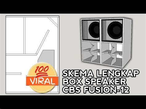 Skema box speaker subwoofer 12 untuk lapangan maupun untuk rumahan ini memiliki suara yang enak serta pulen , desain yang hampir miri. #skema_3d || SKEMA LENGKAP BOX SPEAKER CBS FUSION-12 - YouTube